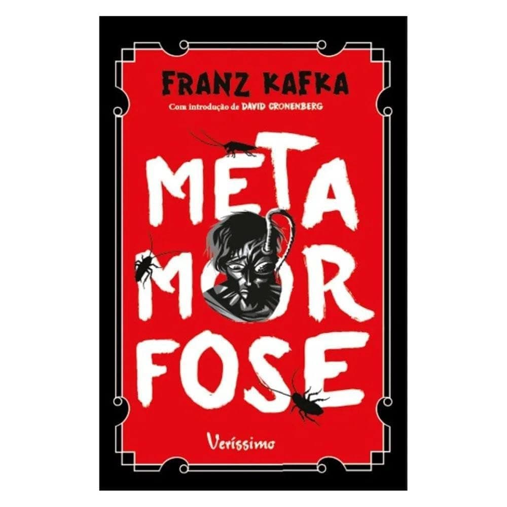 Capa do livro A Metamorfose por Franz Kafka