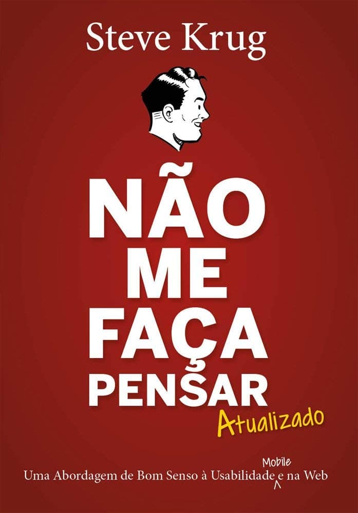Capa do livro Não me faça pensar por Steve Krug
