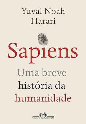 Capa do livro Sapiens – Uma breve história da humanidade por Yuval Noah Harari