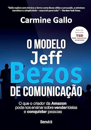 Capa do livro O modelo Jeff Bezos de comunicação por Carmine Gallo