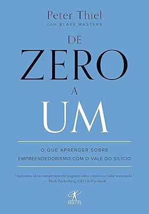 Capa do livro De zero a um por Peter Thiel