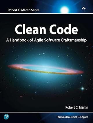 Capa do livro Clean Code – A Handbook of Agile Software Craftsmanship por Robert C. Martin