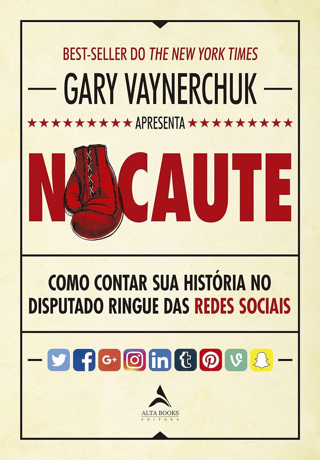 Capa do livro Nocaute – Como Contar Sua Historia no Disputado Ringue das Redes Sociais por Gary Vaynerchuk