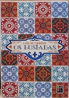 Capa do livro Os Lusiadas por Luís Vaz de Camões