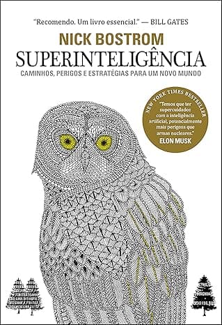 Capa do livro Superinteligência – Caminhos, perigos, estratégias por Nick Bostrom